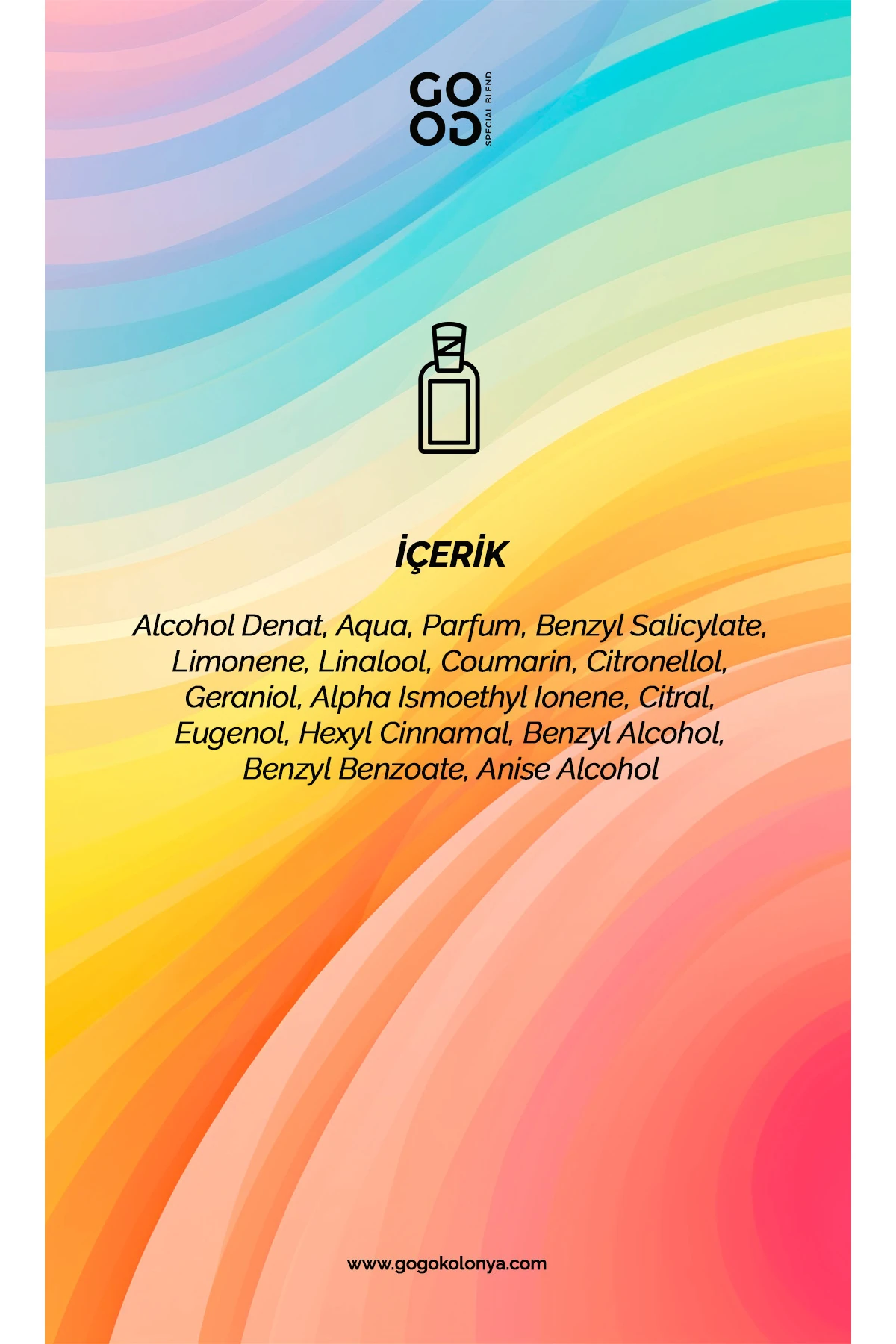 Gogo Remix Kolonya 250ml Cam Şişe