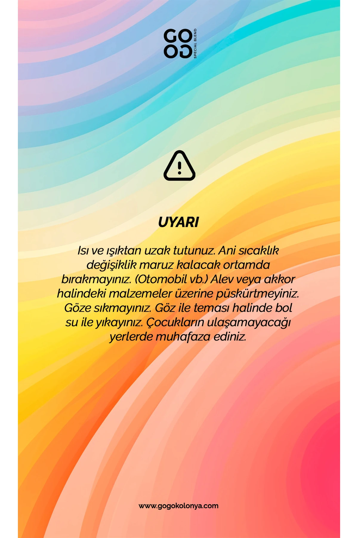 Gogo Remix Kolonya 250ml Cam Şişe