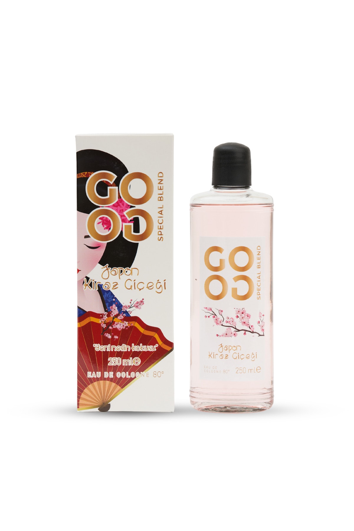 Gogo Japon Kiraz Çiçeği Kolonya 250ml Cam Şişe