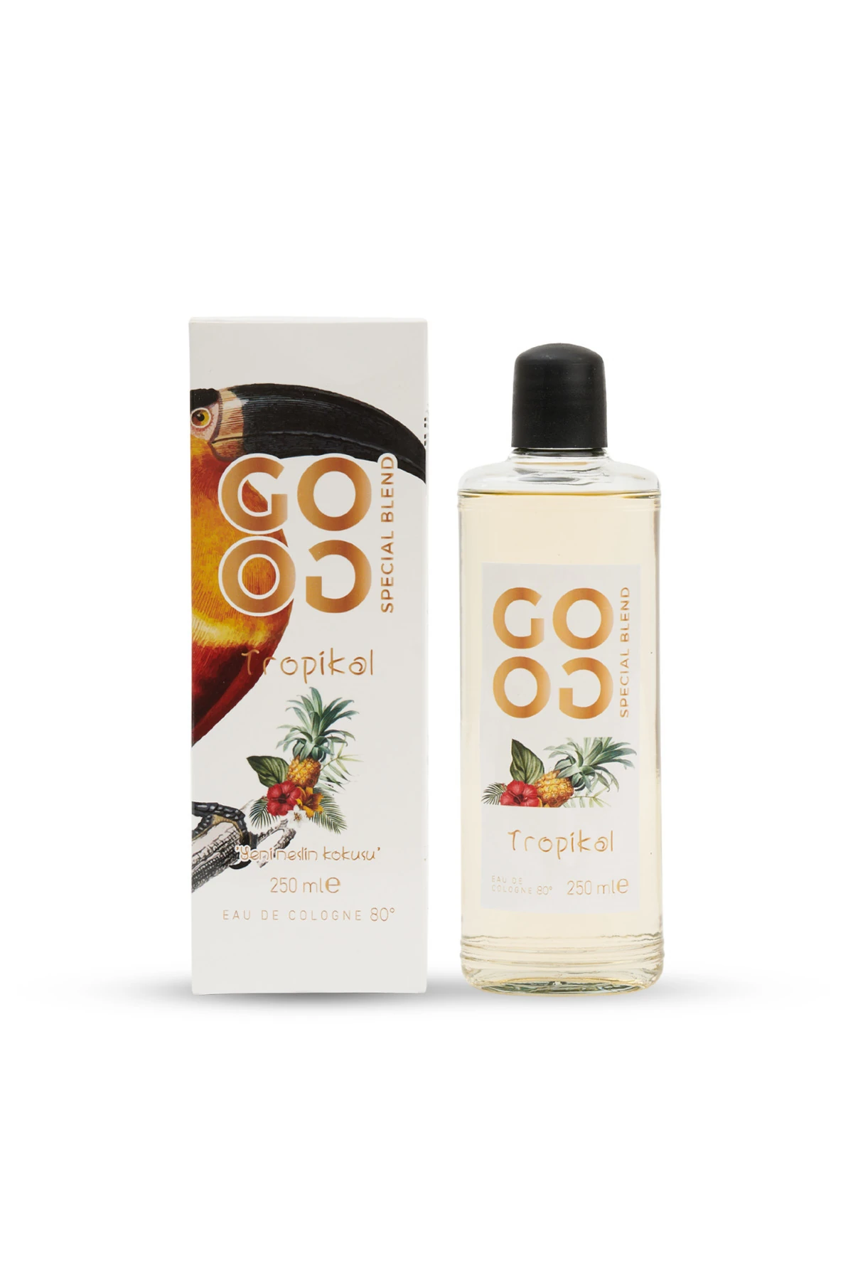 Gogo Tropikal Kolonya 250ml Cam Şişe