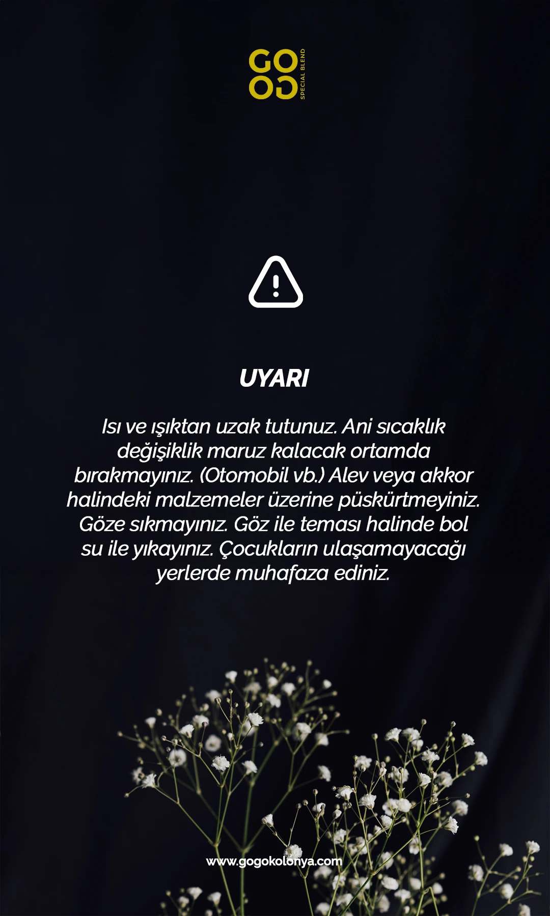 Gogo Fresh Blossom Kolonya 250ml Cam Şişe - 15 Adet