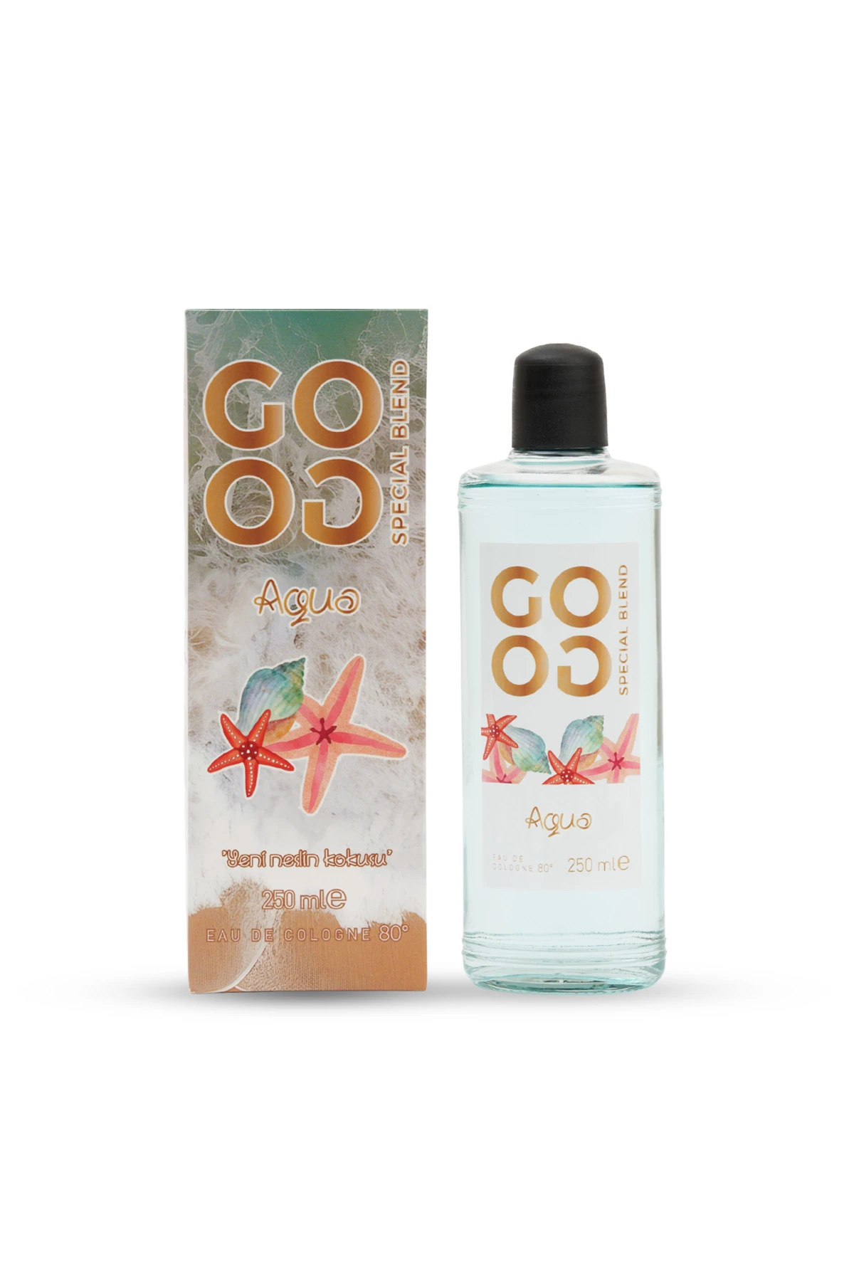 Gogo Aqua Kolonya 250ml Cam Şişe