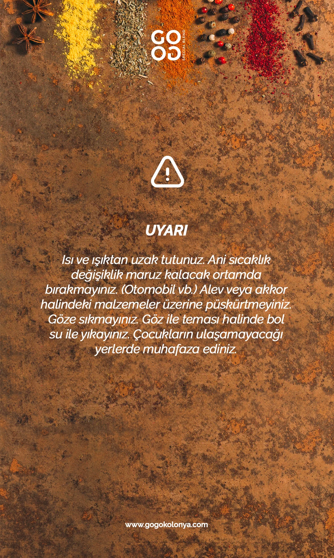 Gogo Spice Kolonya 250ml Pet Şişe