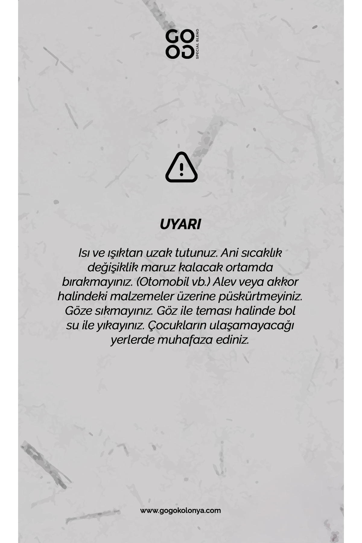 Gogo Lemon Cheesecake Kolonya 250ml Cam Şişe