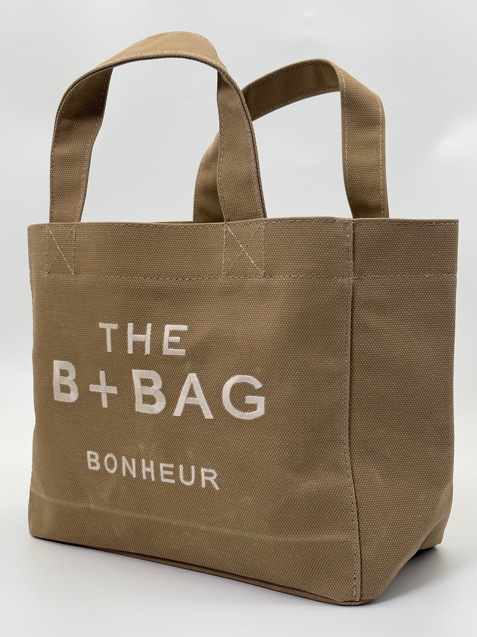 THE B+BAG ÇÖL BEJİ KANVAS ÇANTA