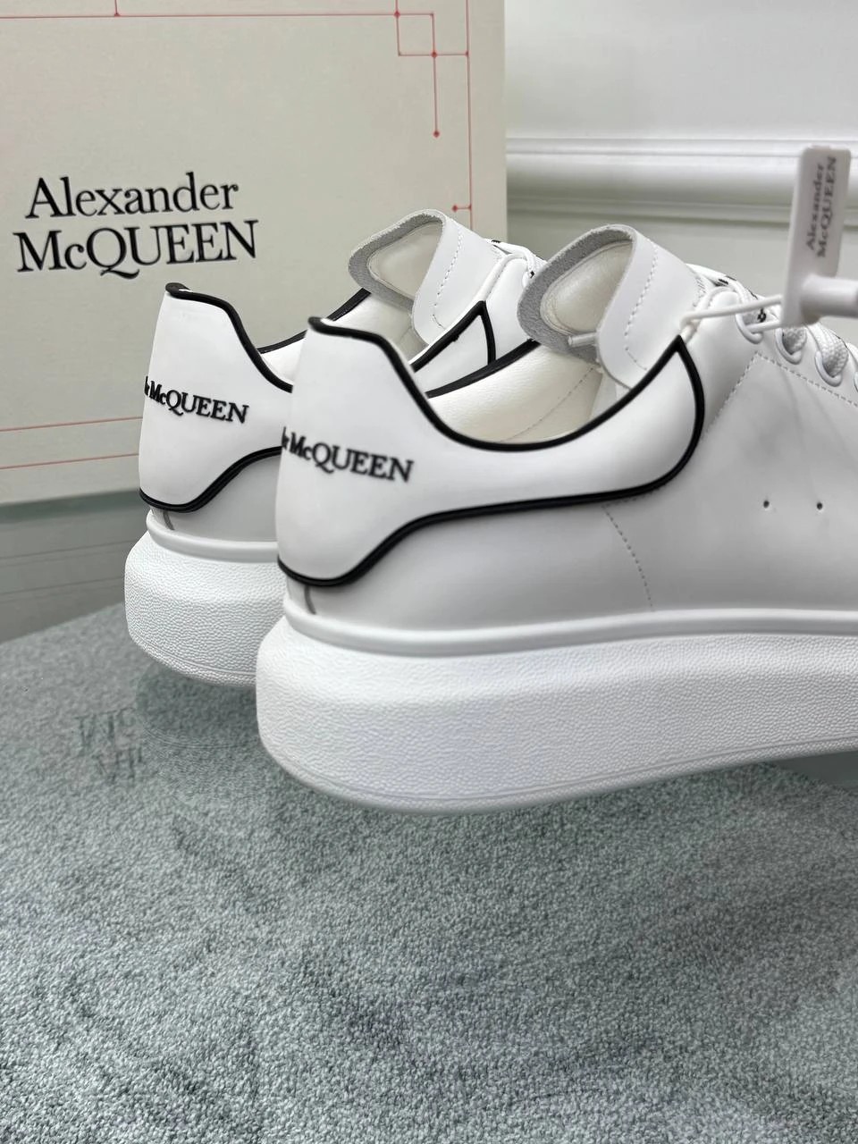Oversize Beyaz Erkek Deri Sneaker