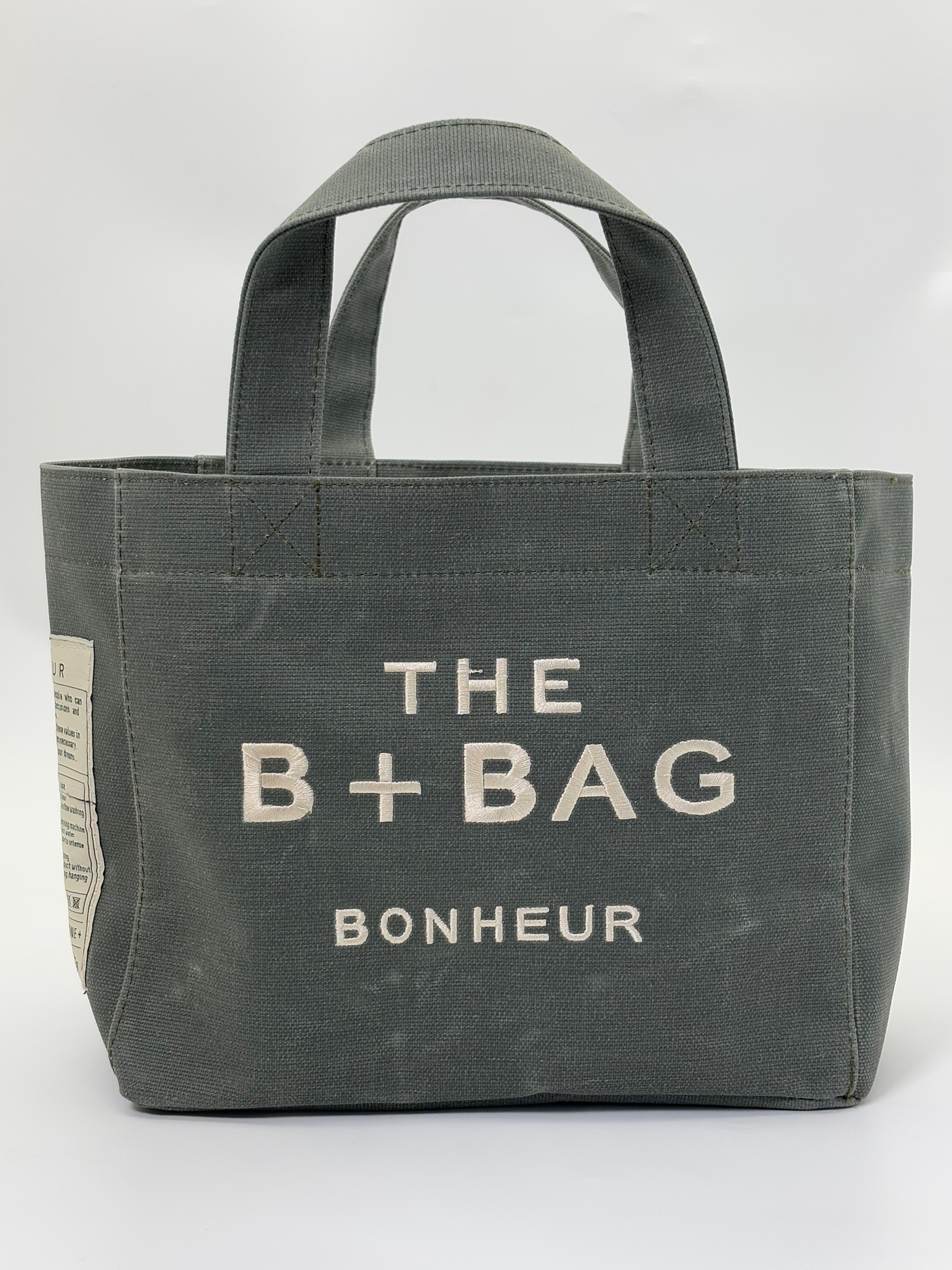 THE B+BAG MİNT GREEN KANVAS ÇANTA