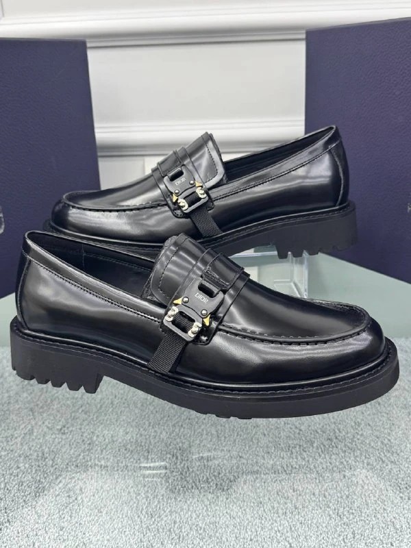 Logo Detaylı Deri Loafer