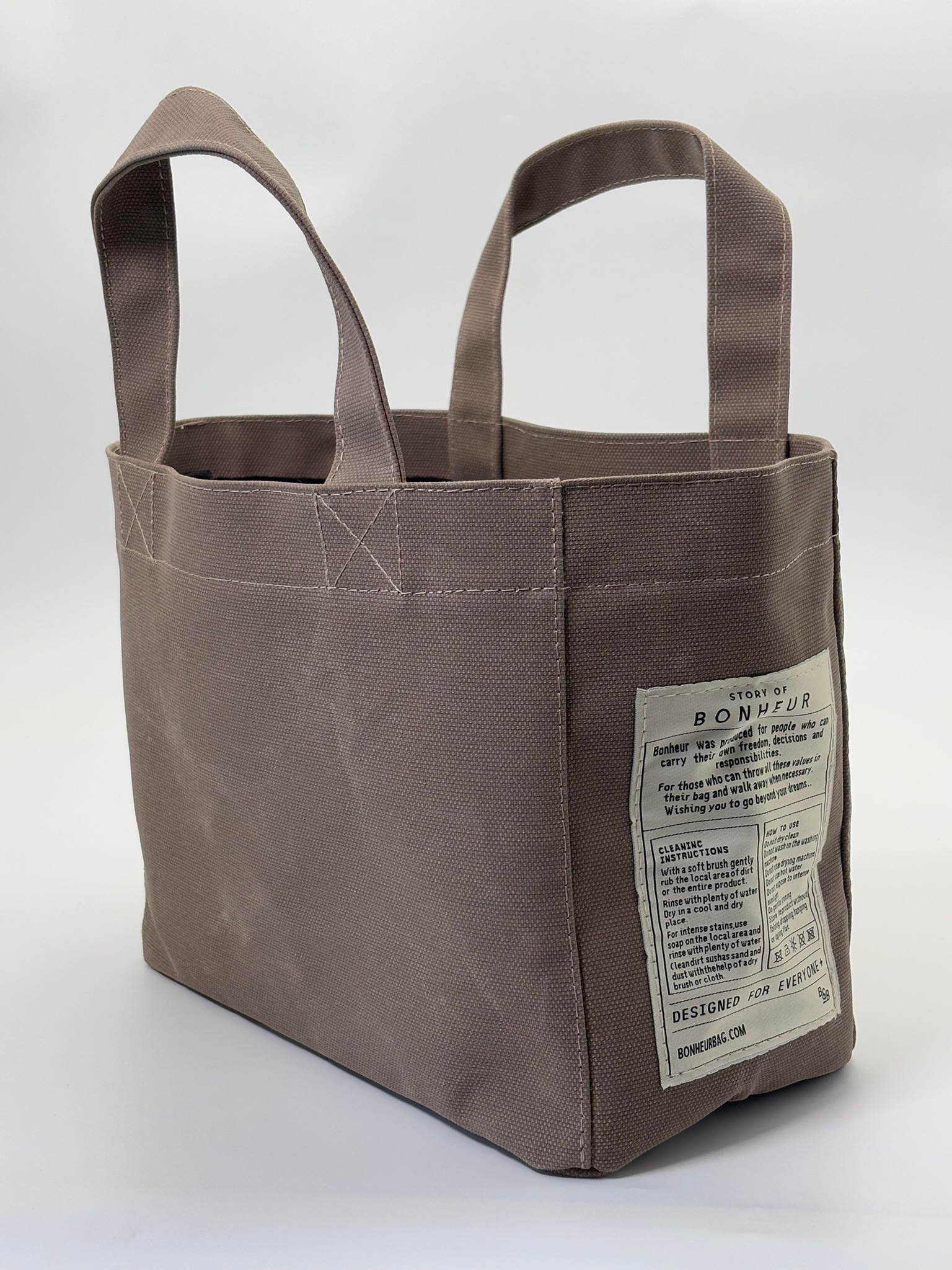 THE B+BAG KAHVERENGİ KANVAS ÇANTA