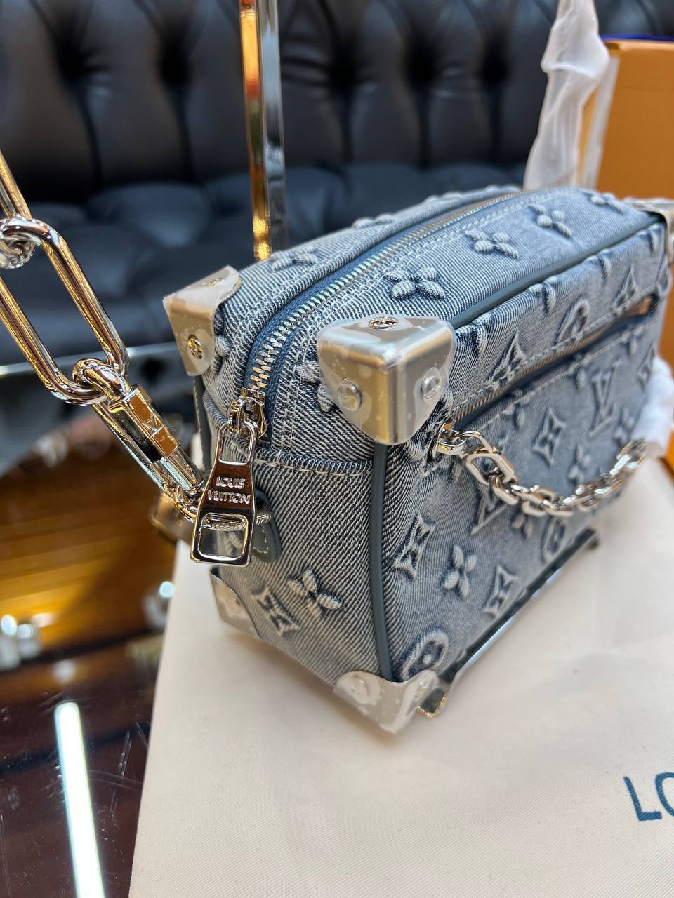 Kutulu İthal Kadın Çanta