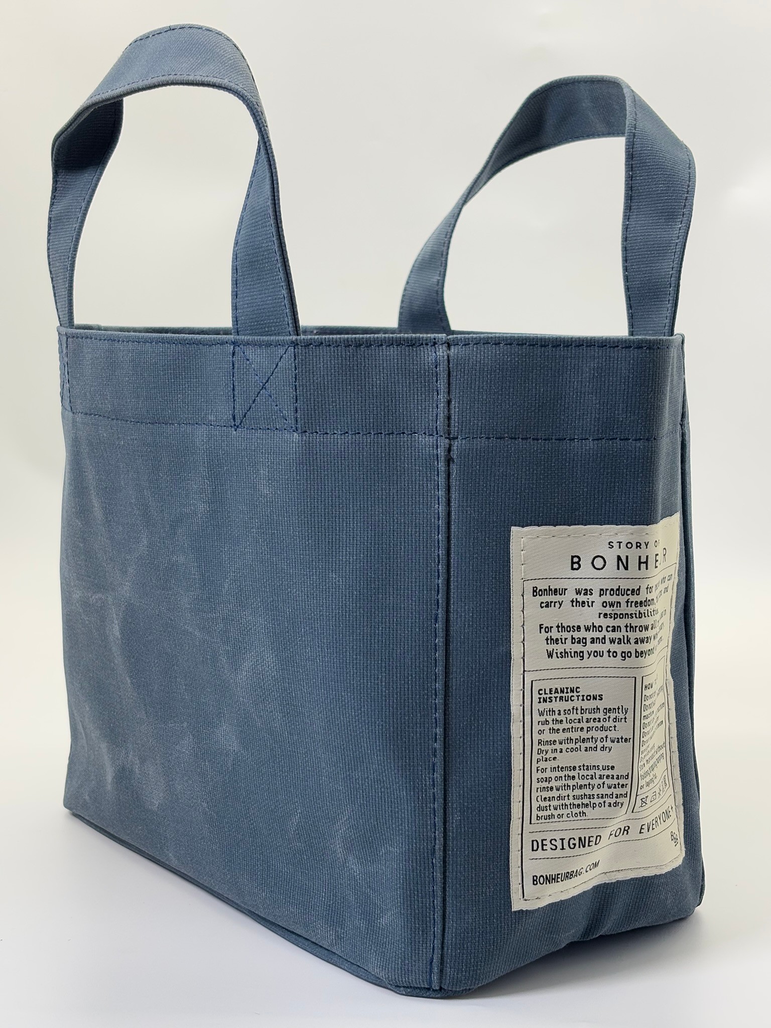THE B+BAG PARİSİAN BLUE KANVAS ÇANTA