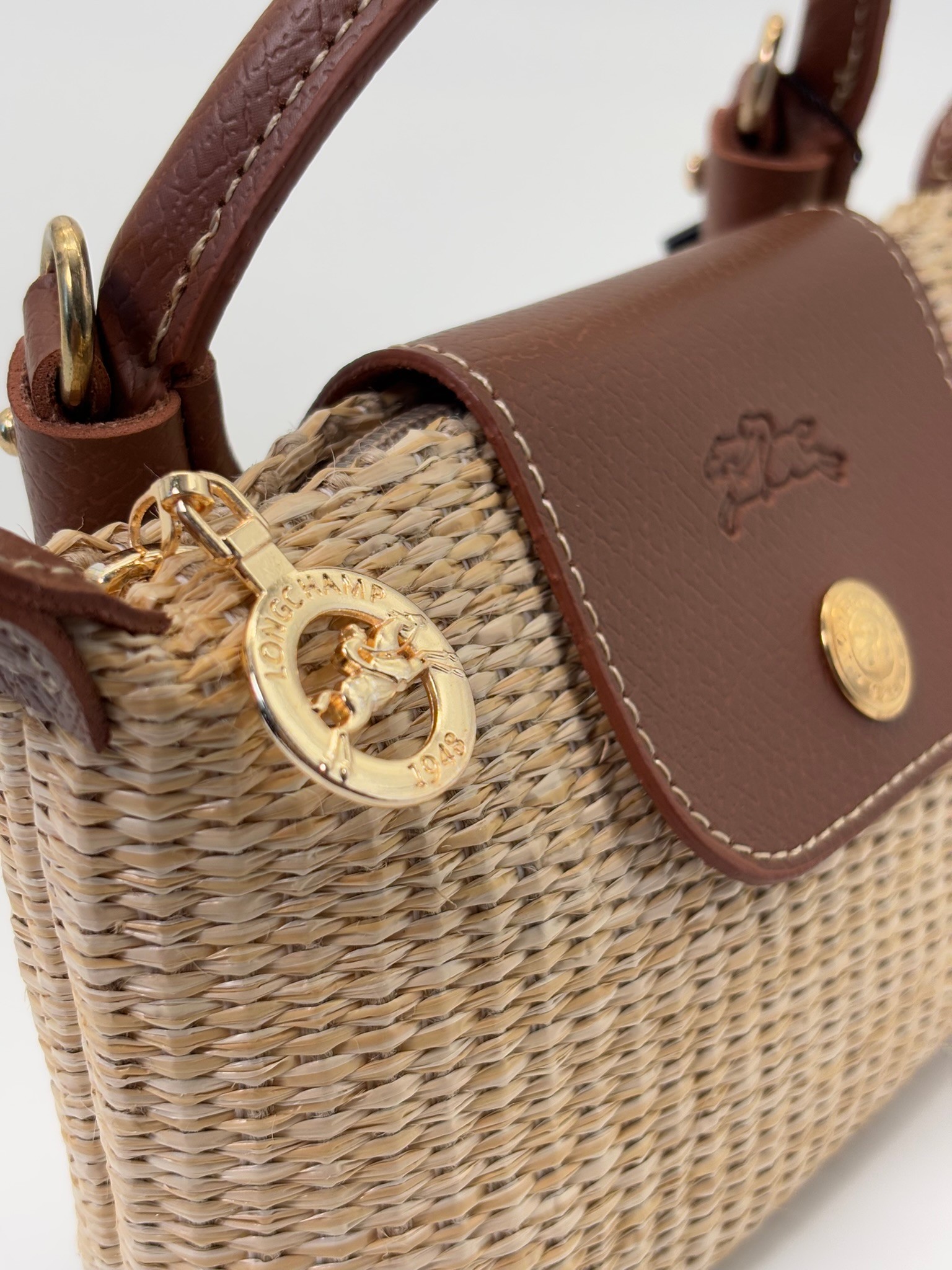 LONGCHAMP LE PLİAGE AÇIK HASIR XS EL ÇANTASI 