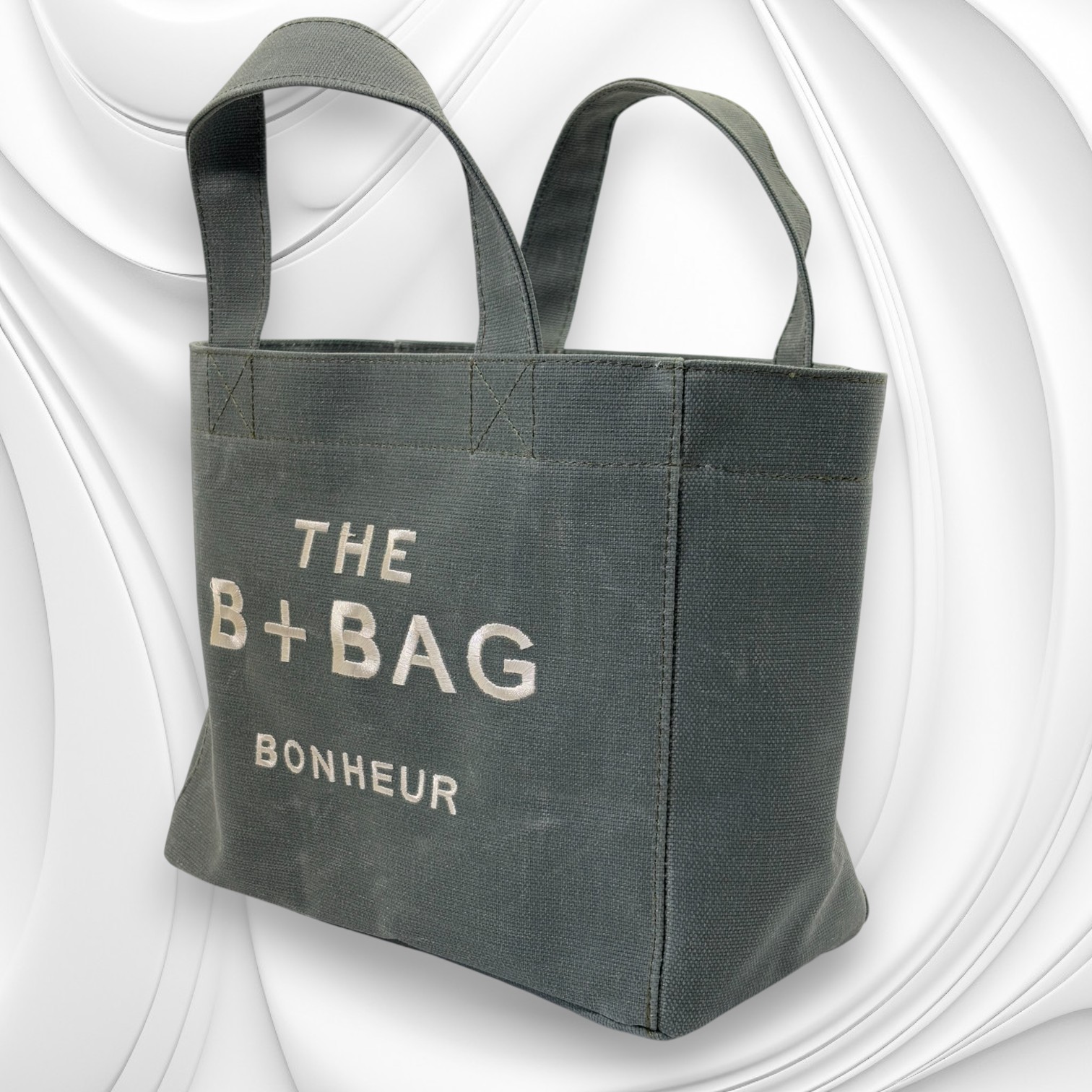 THE B+BAG MİNT GREEN KANVAS ÇANTA