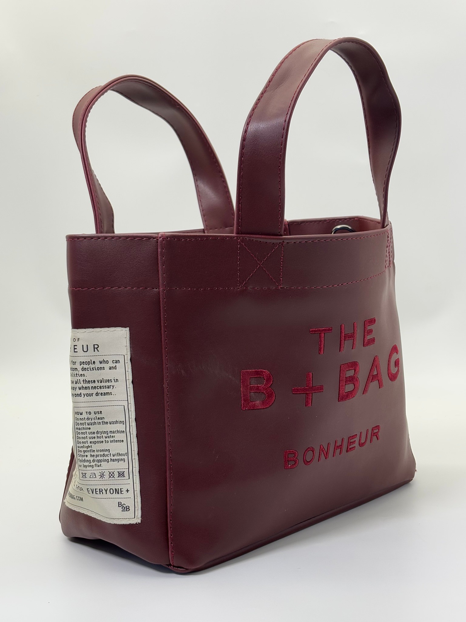 THE B+BAG KIRMIZI KANVAS ÇANTA