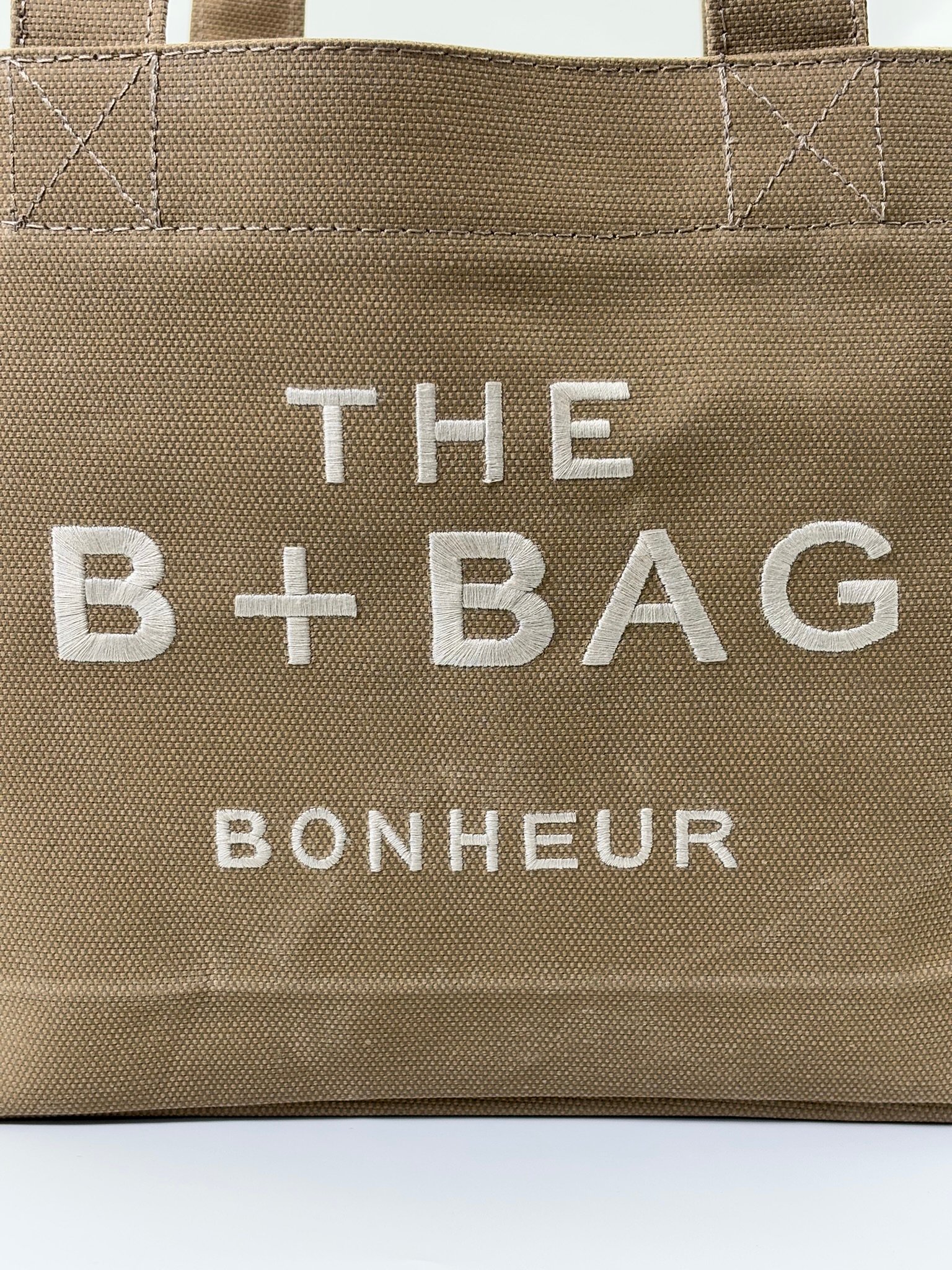 THE B+BAG ÇÖL BEJİ KANVAS ÇANTA