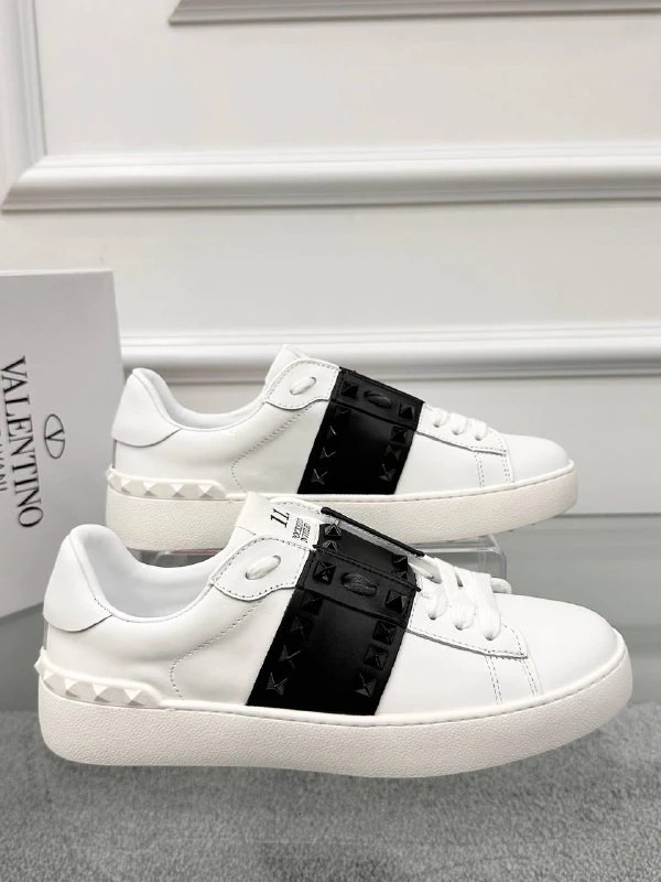 Taş Detaylı Beyaz Erkek Deri Sneaker