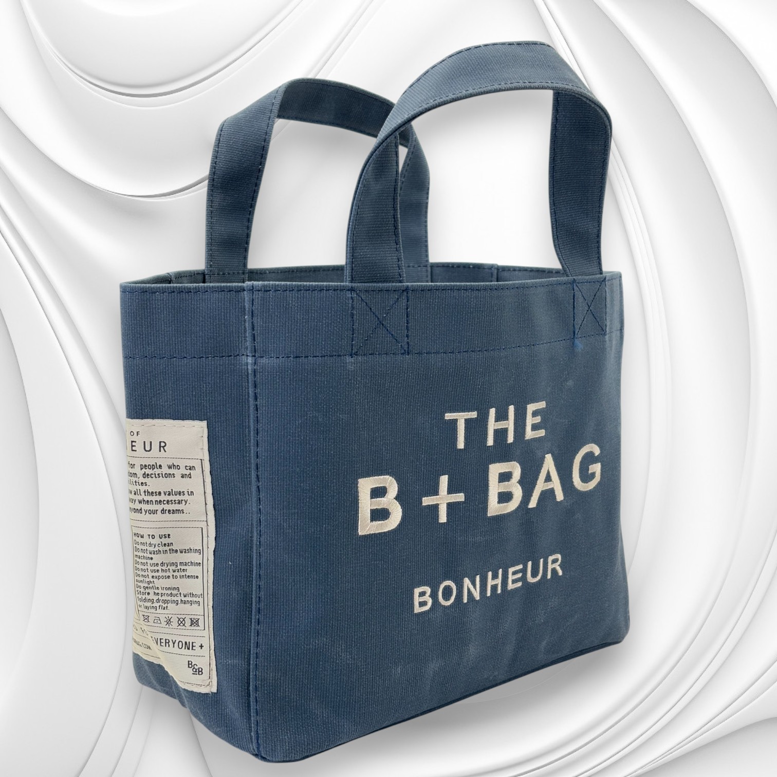 THE B+BAG PARİSİAN BLUE KANVAS ÇANTA