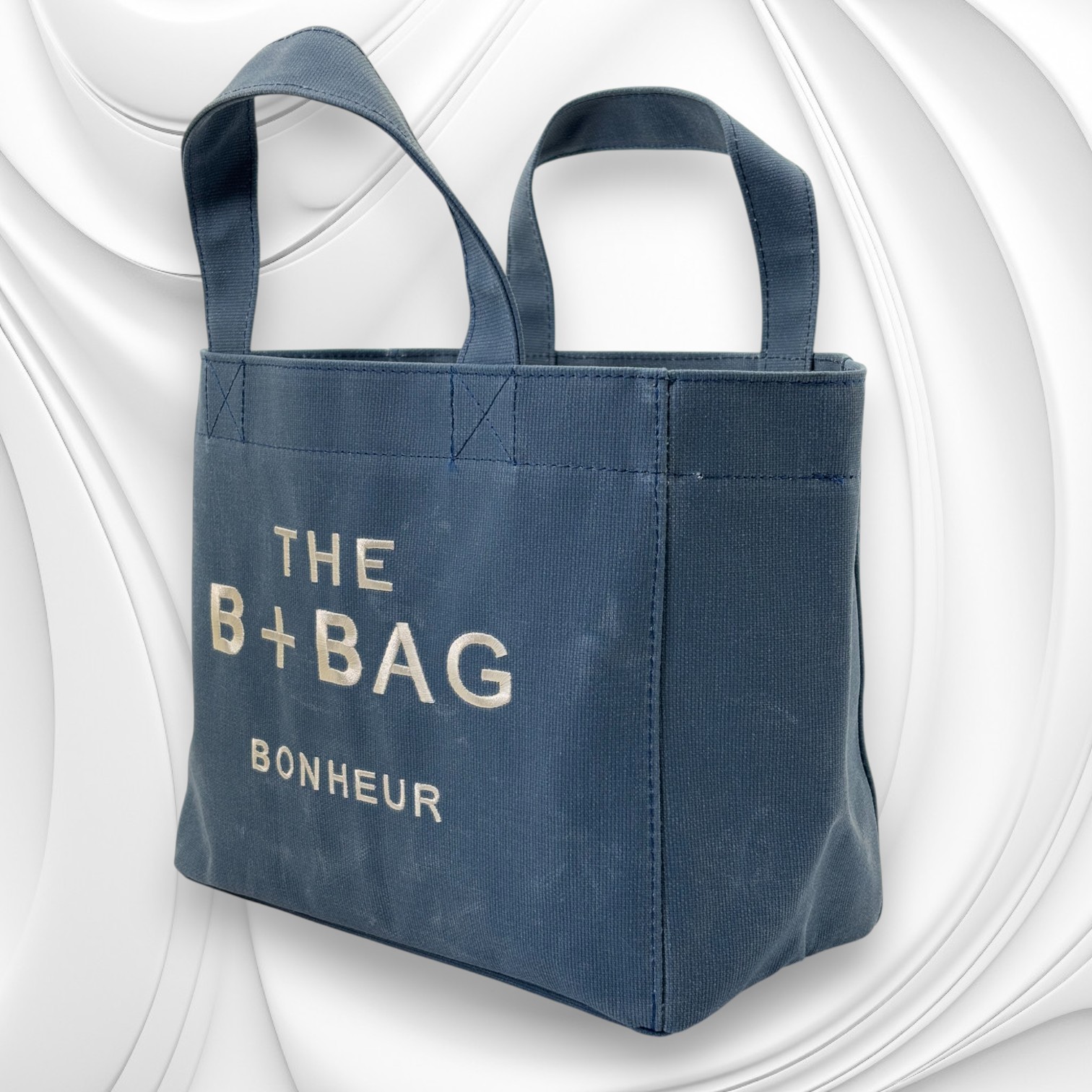 THE B+BAG PARİSİAN BLUE KANVAS ÇANTA
