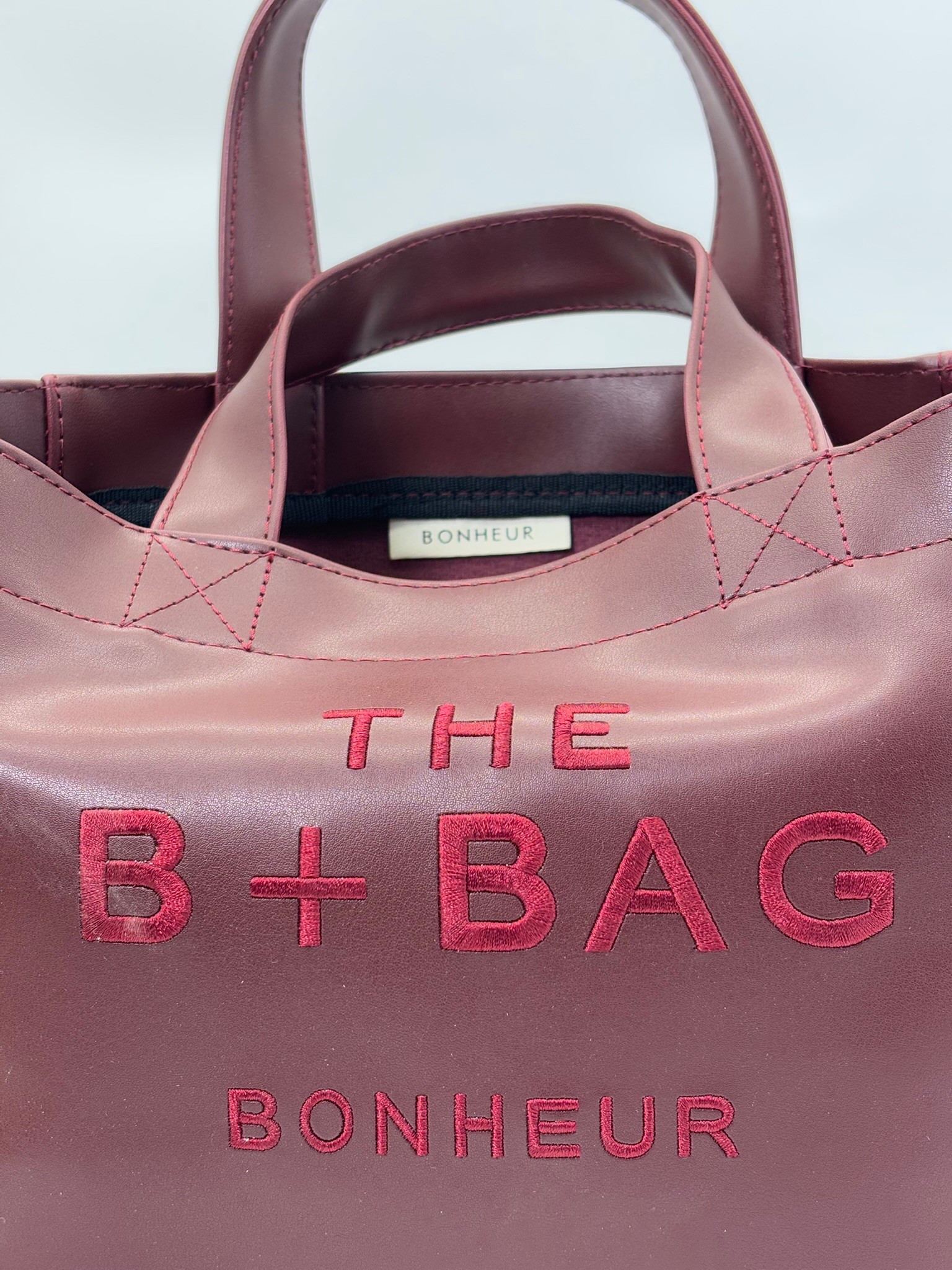 THE B+BAG KIRMIZI KANVAS ÇANTA