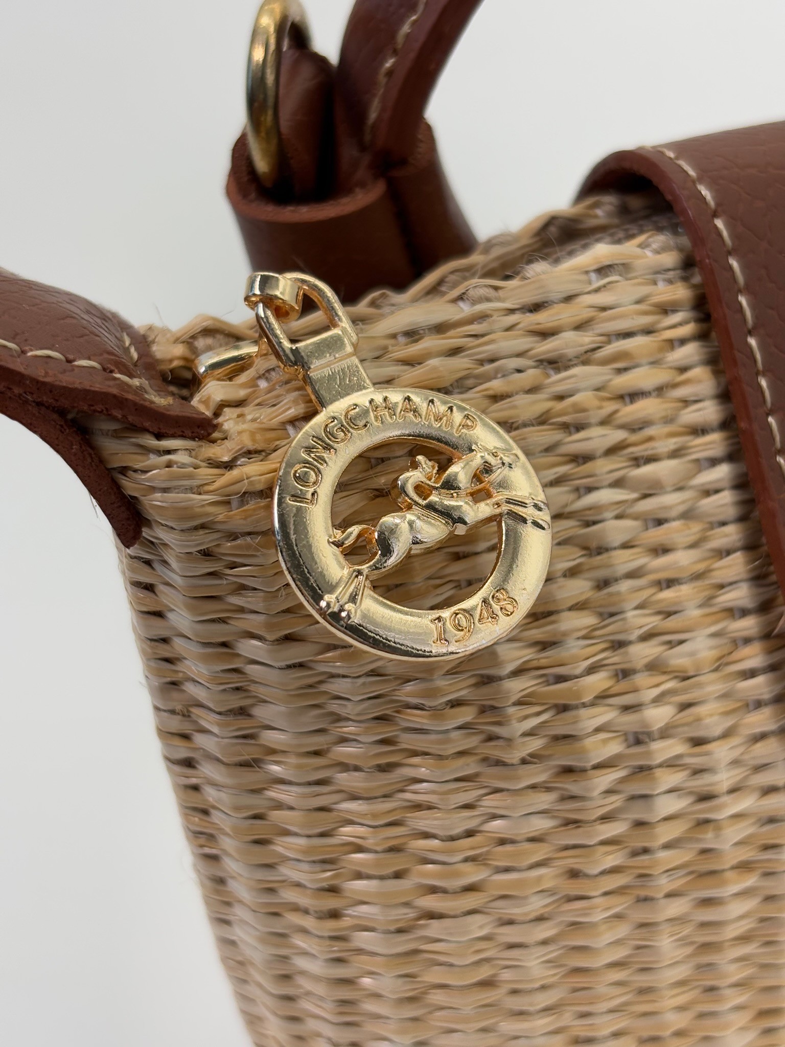 LONGCHAMP LE PLİAGE AÇIK HASIR XS EL ÇANTASI 