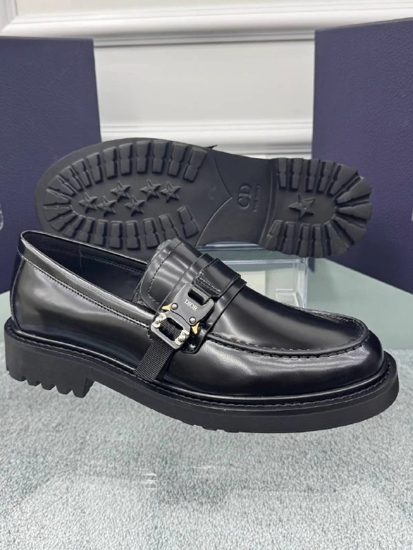 Logo Detaylı Deri Loafer