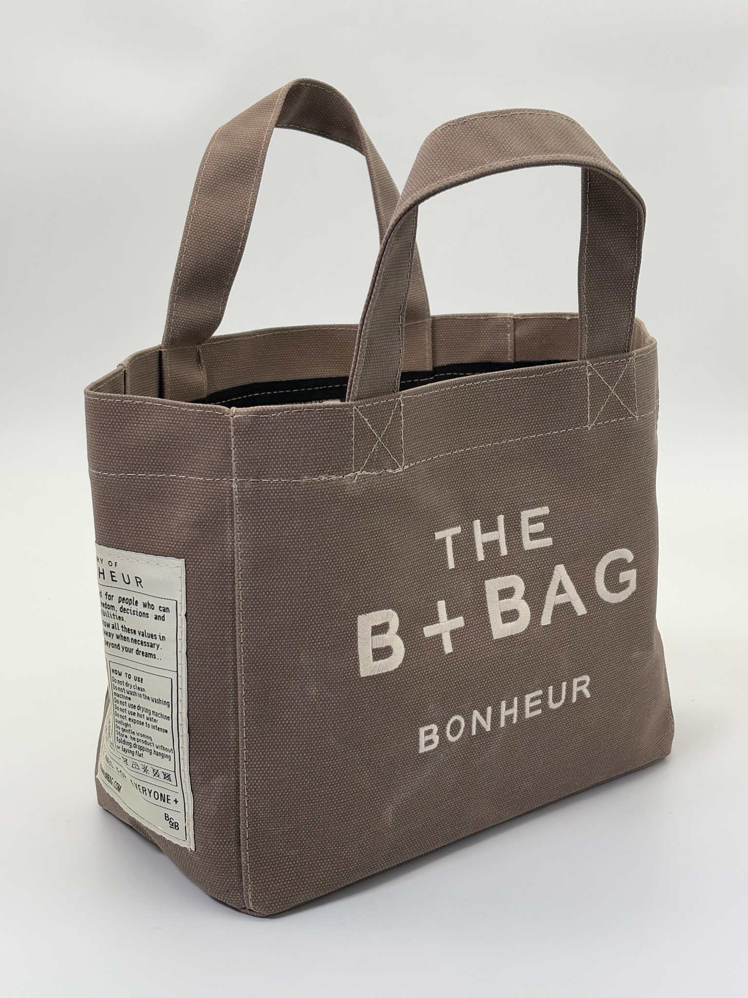 THE B+BAG KAHVERENGİ KANVAS ÇANTA