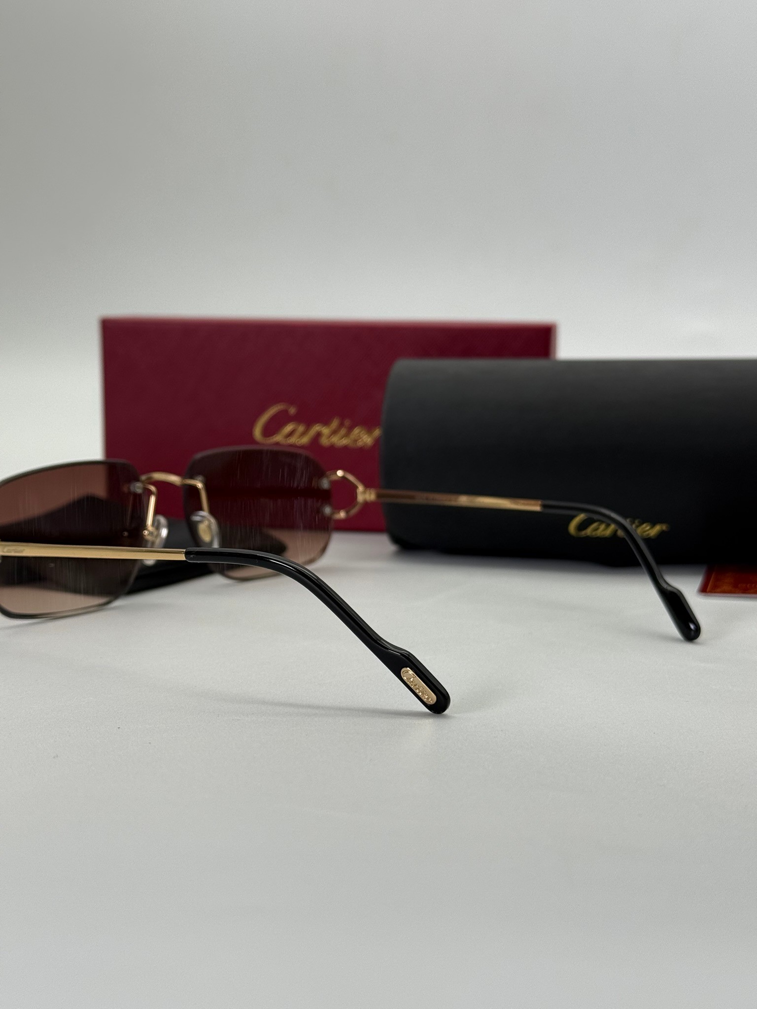 Renkli Cam Detaylı Full Set Güneş Gözlüğü