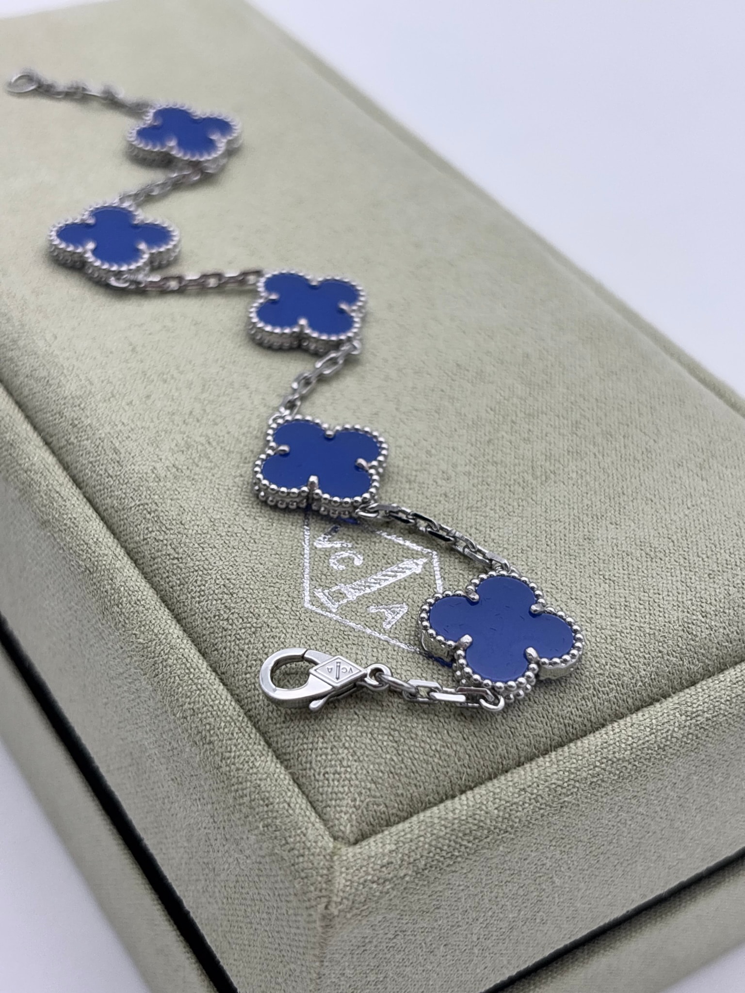 Mavi Taşlı İthal Bileklik