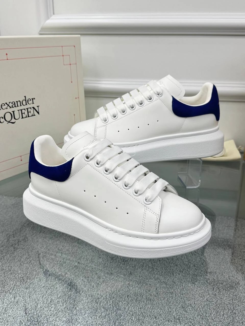 Oversize Beyaz Erkek Deri Sneaker