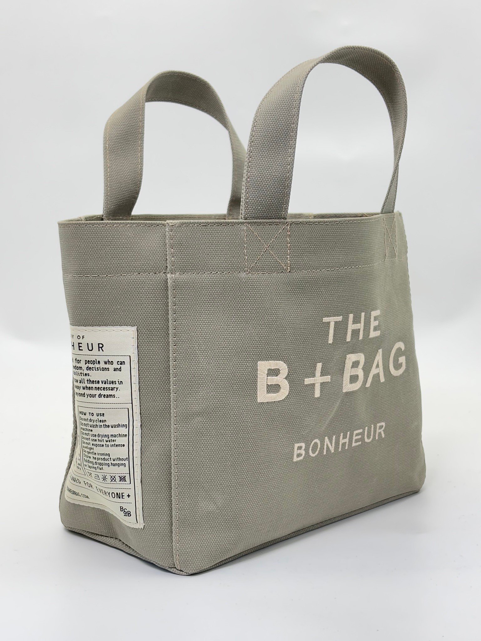 THE B+BAG MİLKY GREEN KANVAS ÇANTA