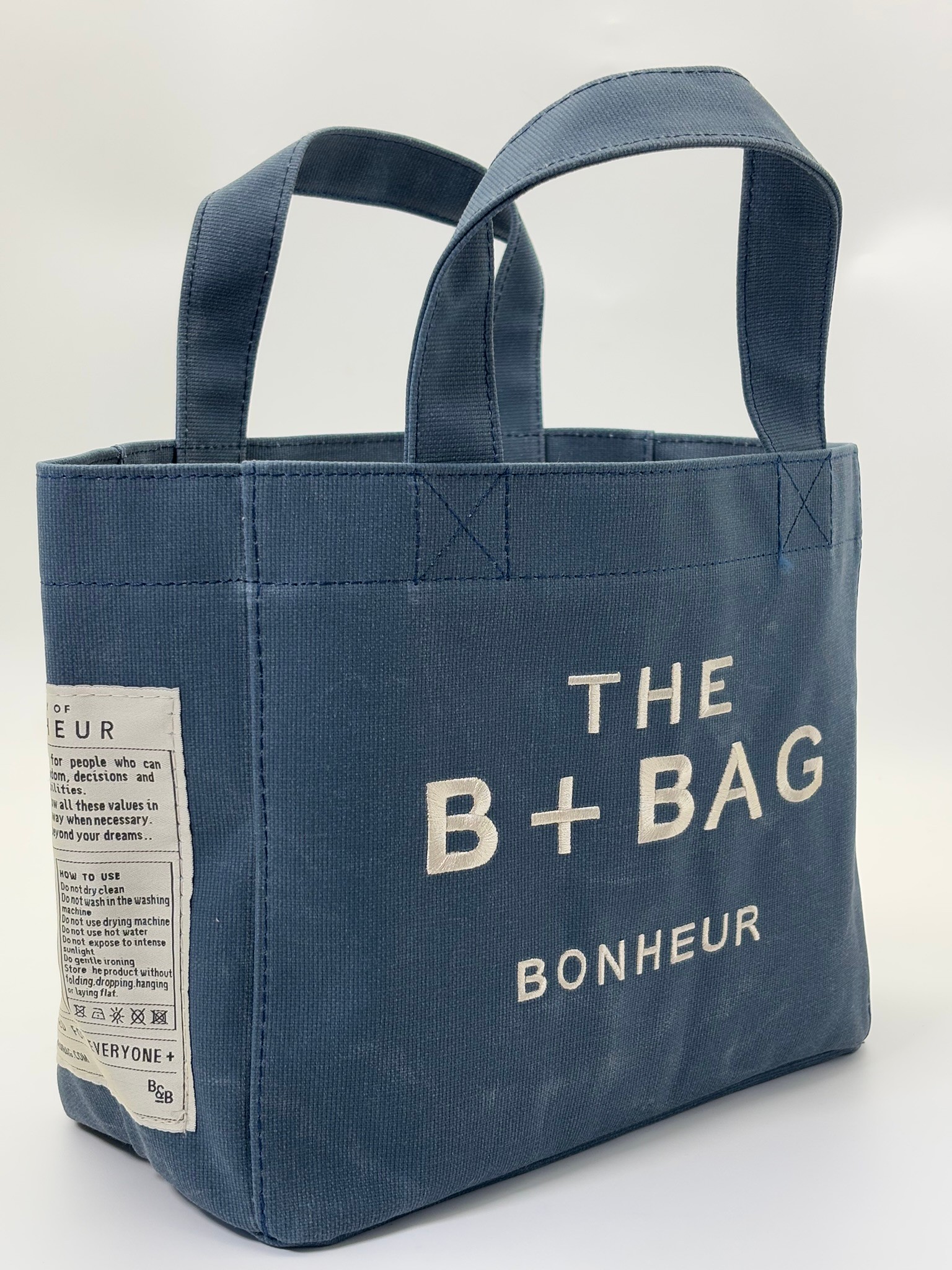 THE B+BAG PARİSİAN BLUE KANVAS ÇANTA