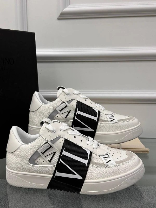 Logo Detaylı Beyaz Erkek Deri Sneaker