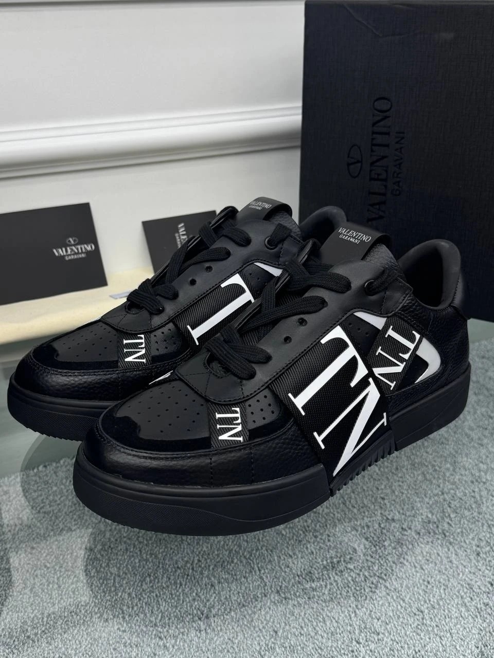 Logo Detaylı Deri Erkek Sneaker