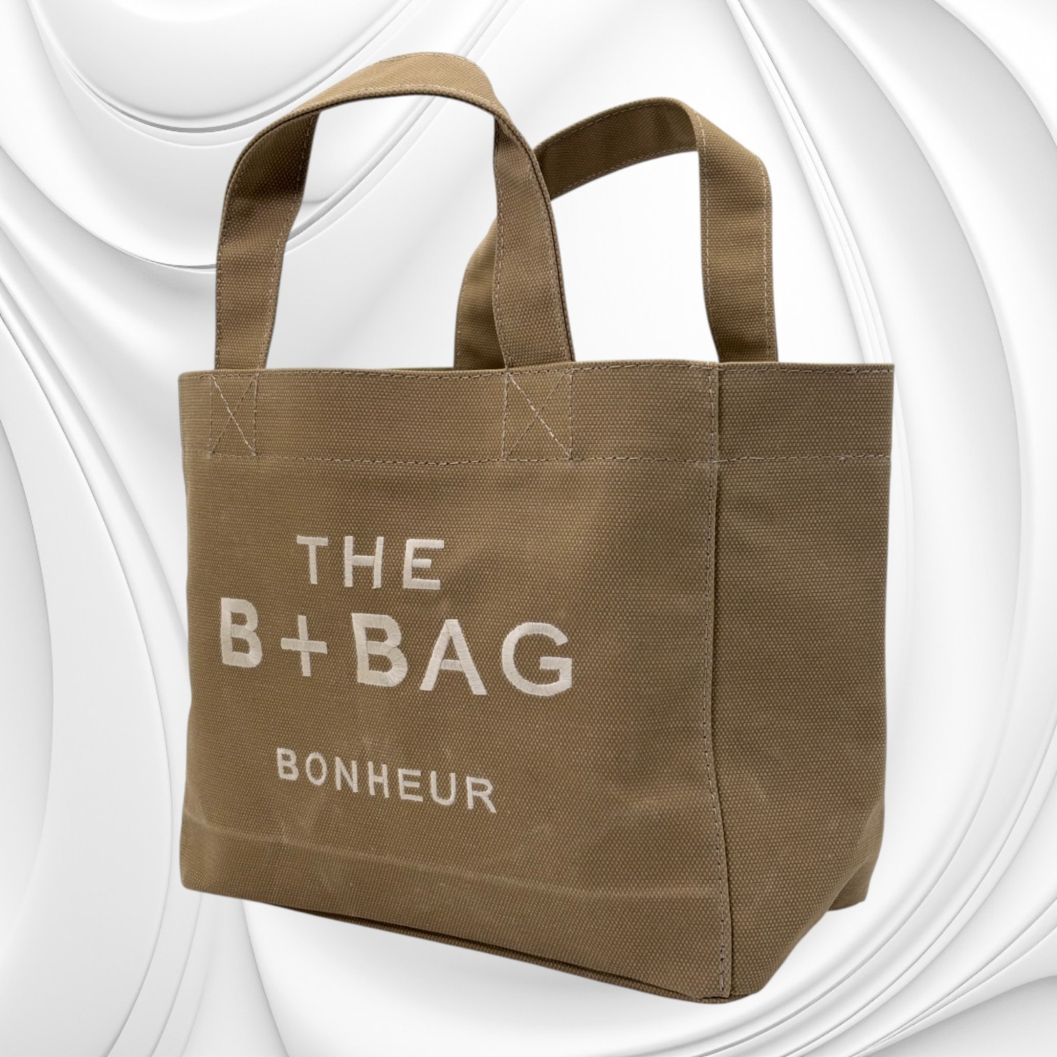 THE B+BAG ÇÖL BEJİ KANVAS ÇANTA