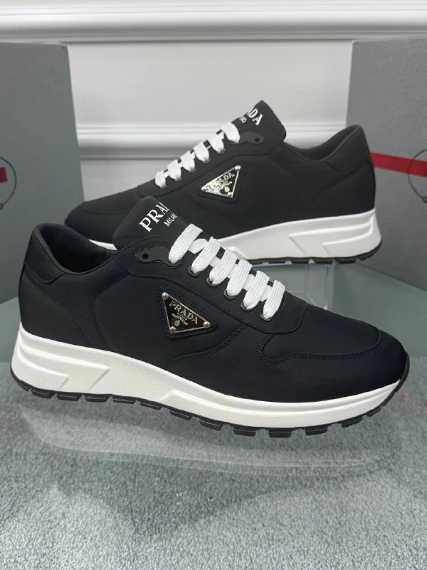 Logo Detaylı Kumaş Erkek Sneakers