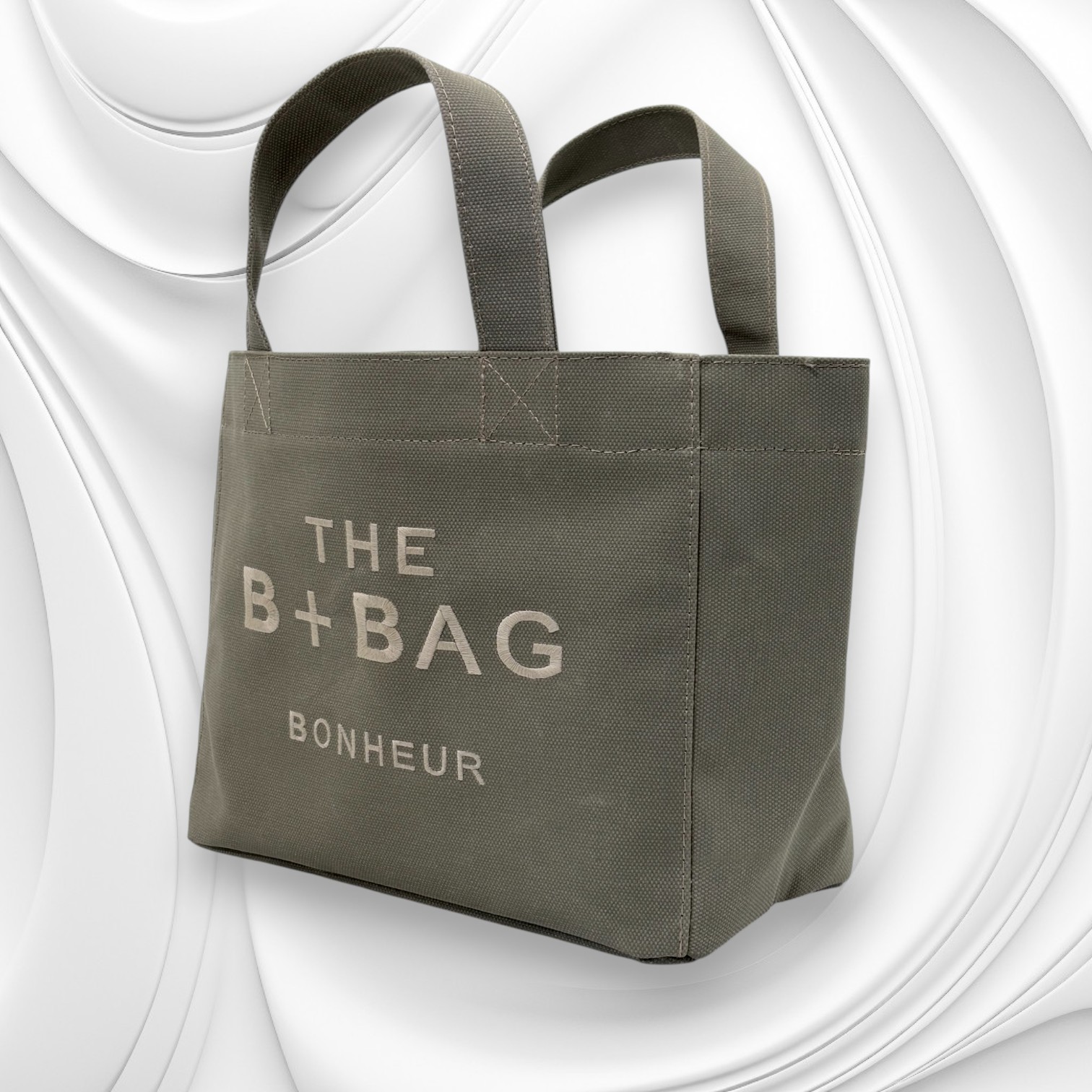 THE B+BAG MİLKY GREEN KANVAS ÇANTA