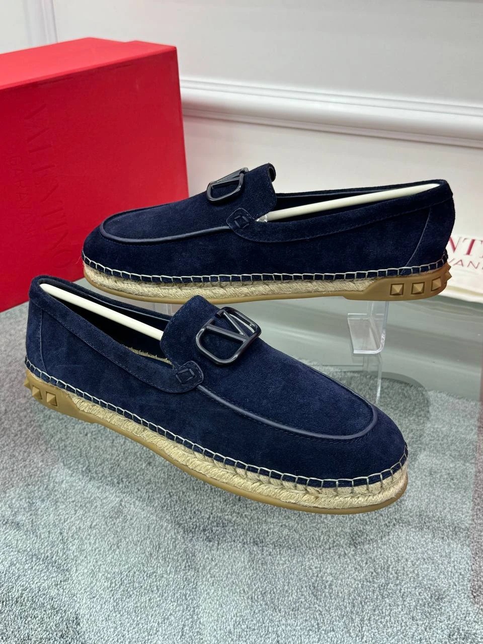 Lacivert Nubuk Erkek Loafer