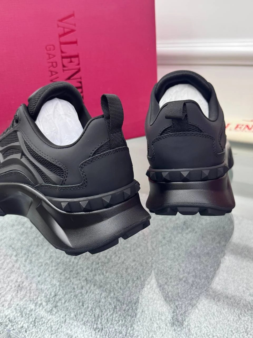 True Act Siyah Deri Erkek Sneaker