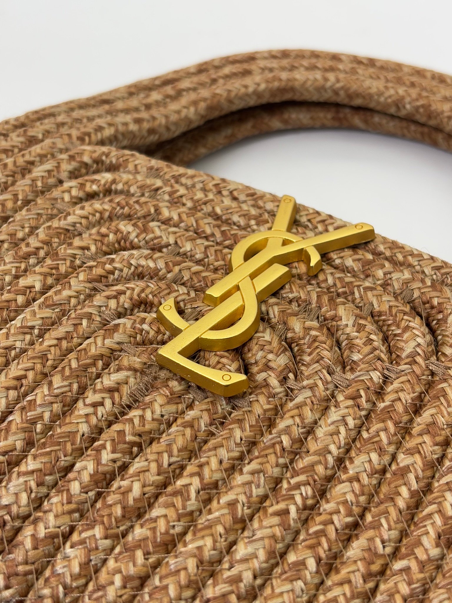 Yves Saint Laurent Koyu Hasır El Çantası