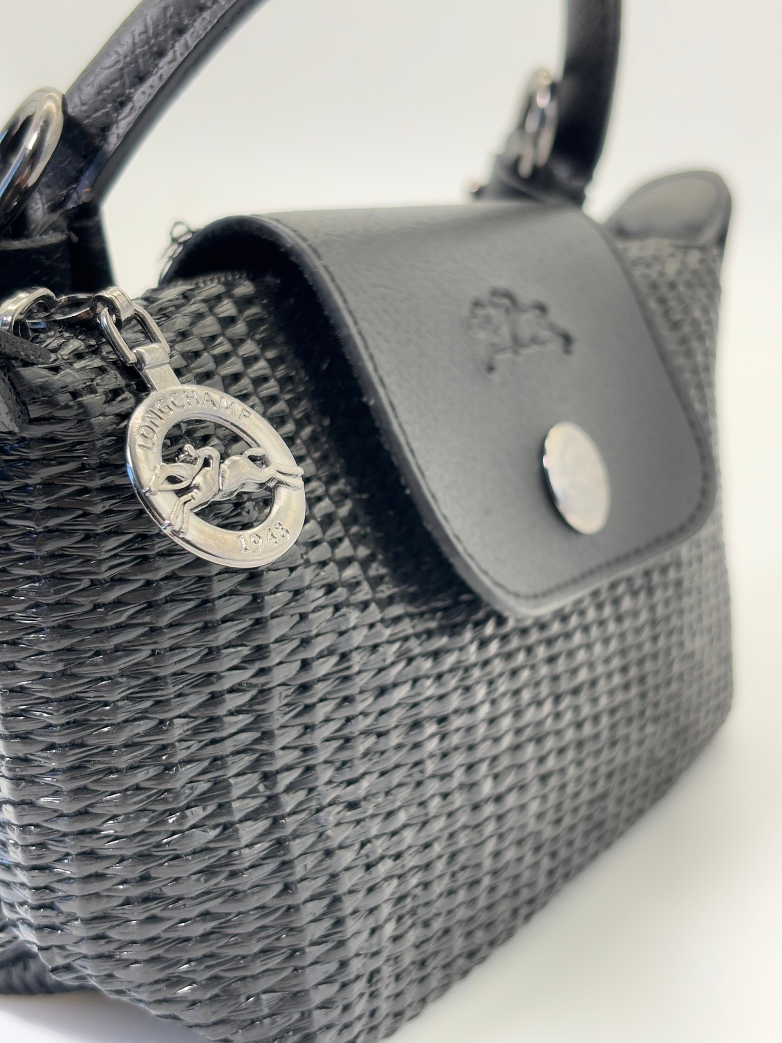 LONGCHAMP LE PLİAGE SİYAH XS EL ÇANTASI 