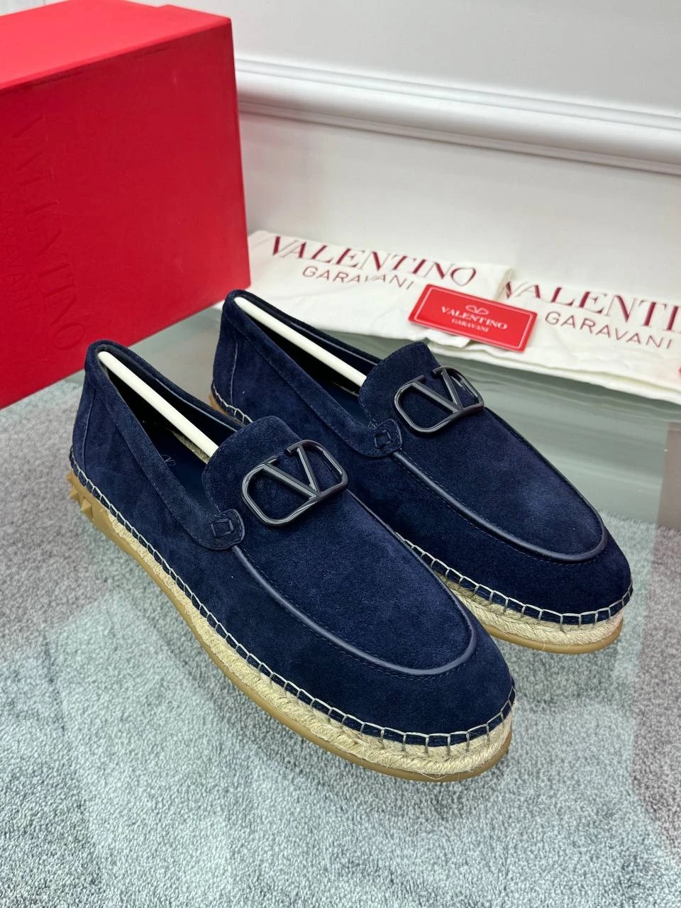 Lacivert Nubuk Erkek Loafer