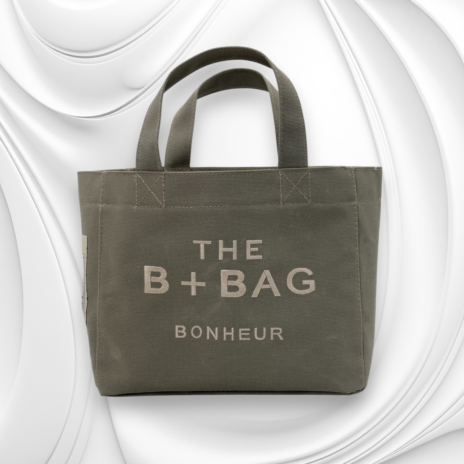 THE B+BAG MİLKY GREEN KANVAS ÇANTA