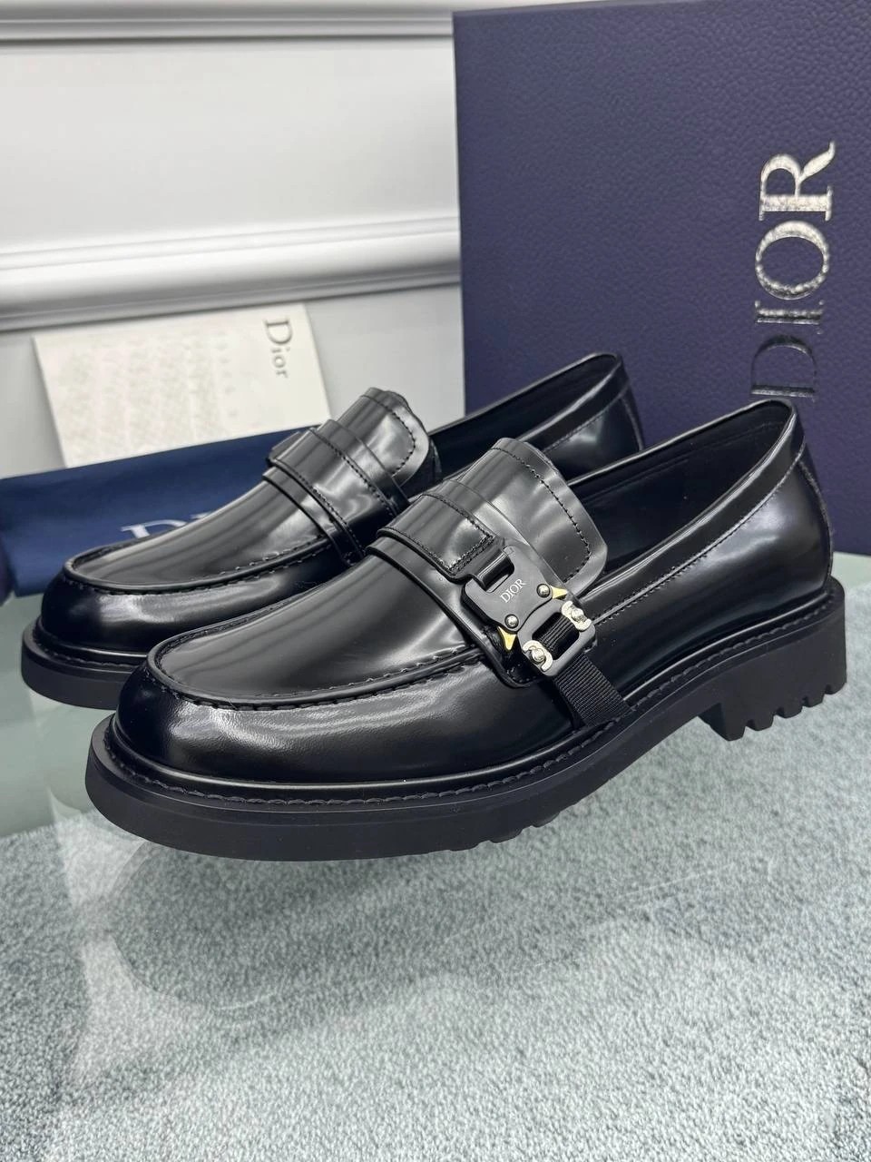 Logo Detaylı Deri Loafer