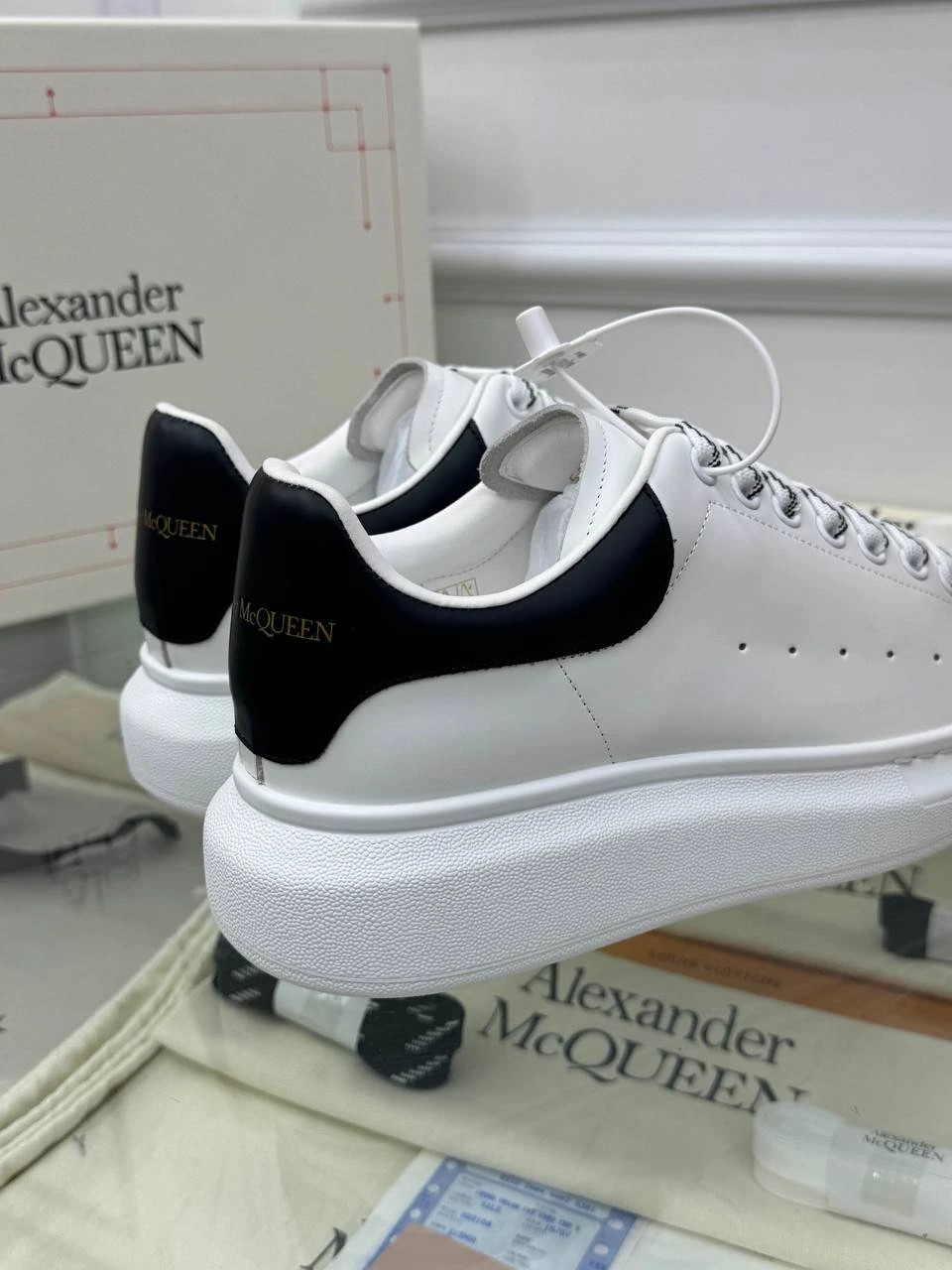 Oversize Beyaz Erkek Deri Sneaker