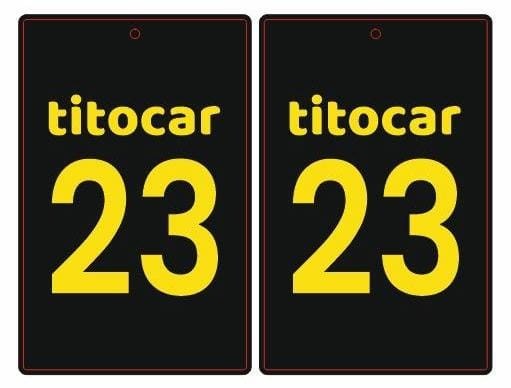 TitoCar 23 Plaka Bubble Gum Asma Koku