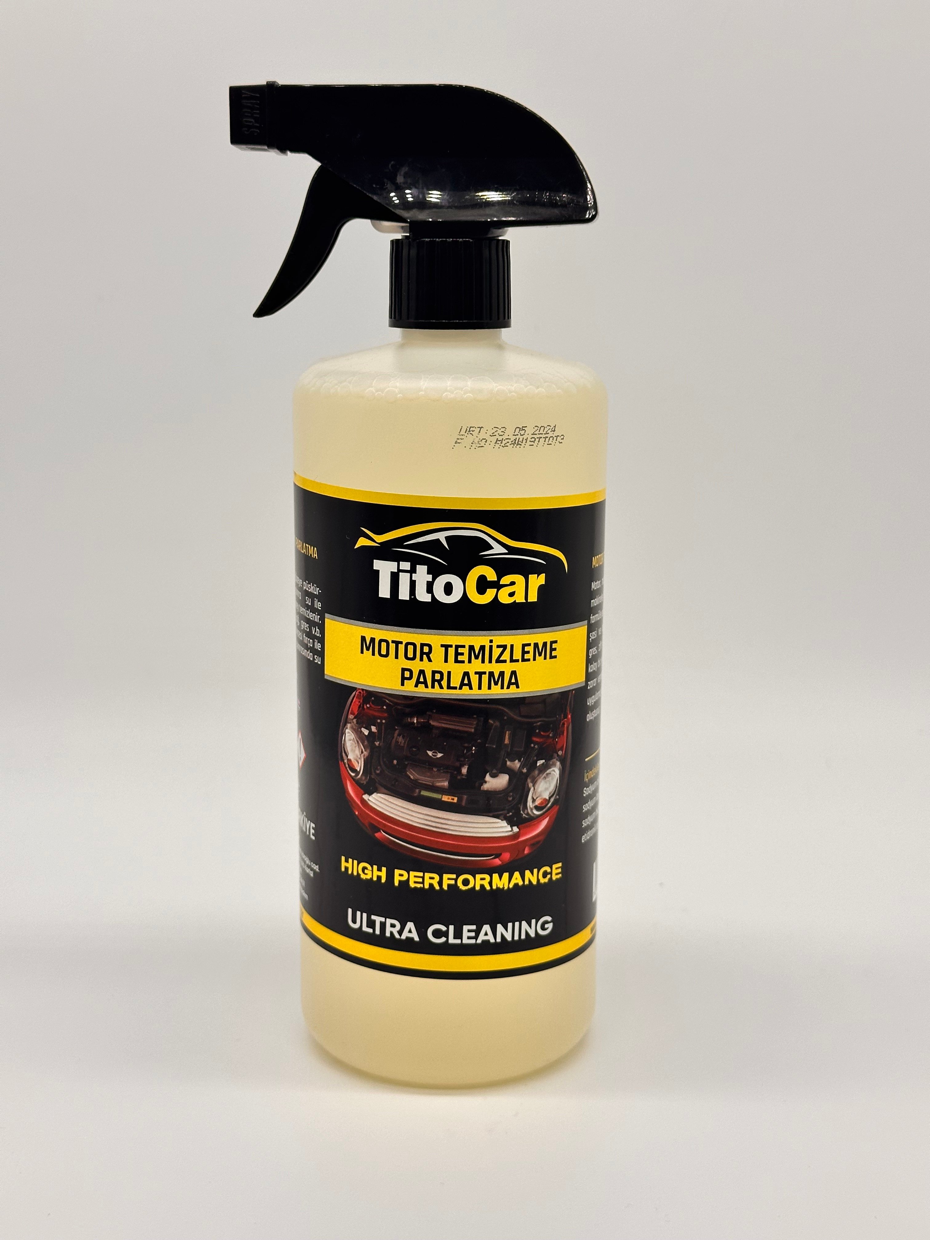 TitoCar Motor Temizleme Ve Parlatma Sıvısı 750 ml
