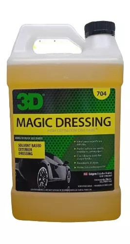 3D 704 Magic Dressing - Solvent Bazlı Lastik Parlatıcı 3.78lt
