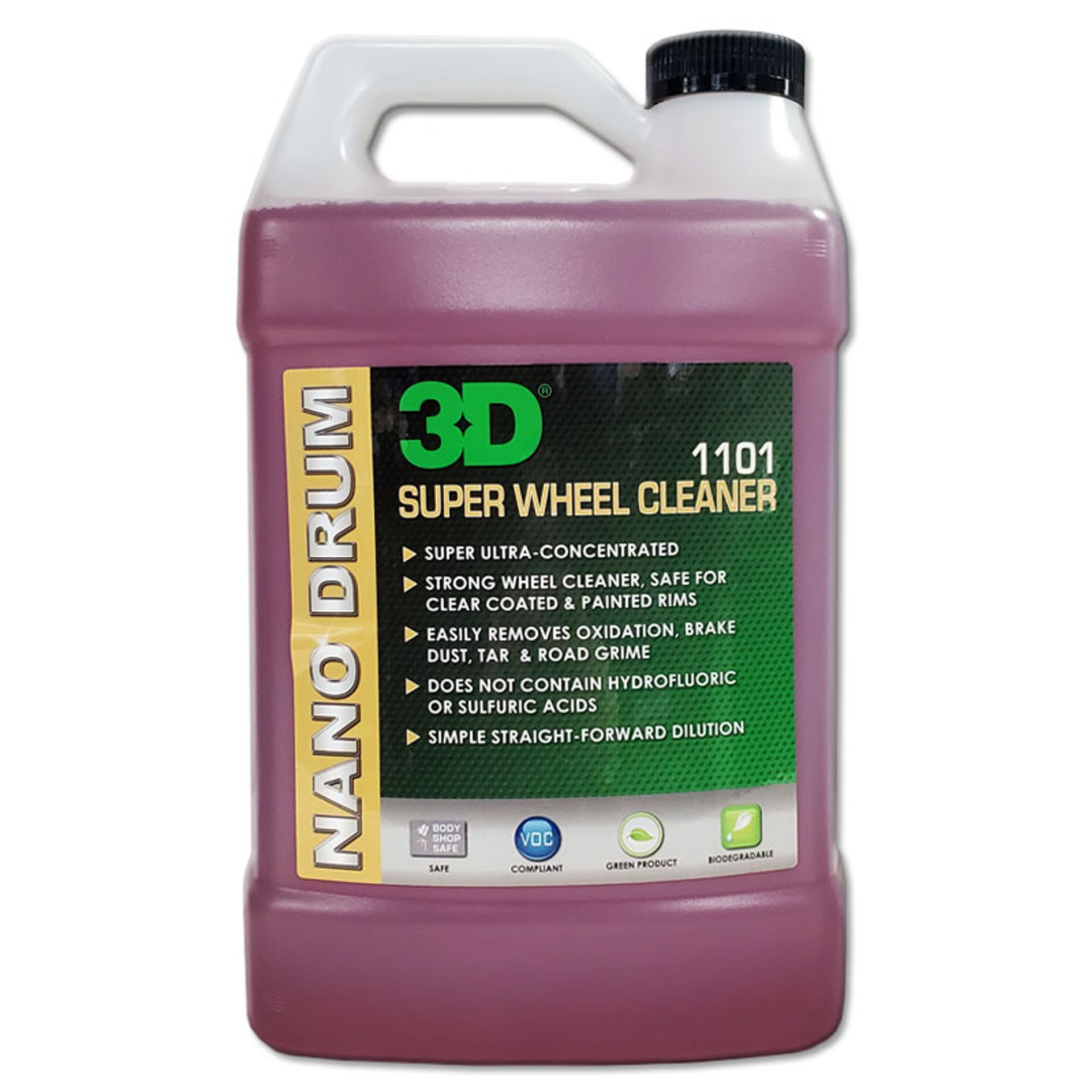 3D 1101 Nano Drum Super Wheel Cleaner Süper Jant Temizleyici 3.78lt