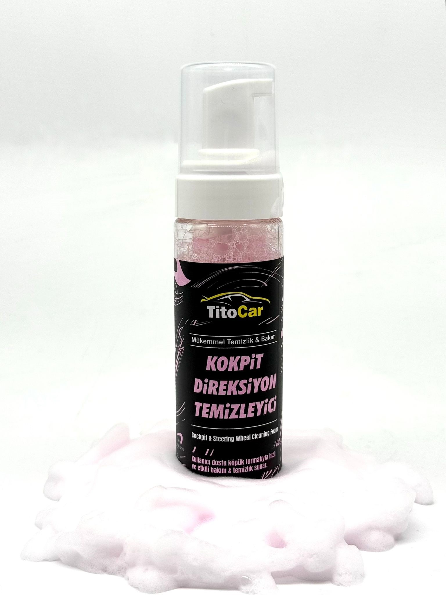 TitoCar Kokpit & Direksiyon Temizleyici 200ml