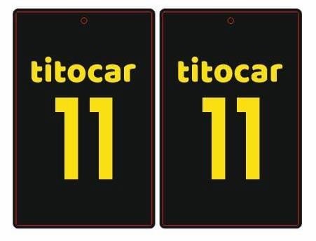 TitoCar 11  Plaka Bubble Gum Asma Koku